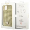 Чохол Guess Rhinestone Triangle для iPhone 14 Plus Gold (GUHCP14MHDGTPD)