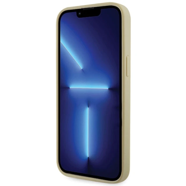 Чохол Guess Rhinestone Triangle для iPhone 14 Pro Max Gold (GUHCP14XHDGTPD)