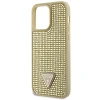 Чохол Guess Rhinestone Triangle для iPhone 14 Pro Max Gold (GUHCP14XHDGTPD)