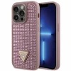 Чохол Guess Rhinestone Triangle для iPhone 14 Pro Pink (GUHCP14LHDGTPP)