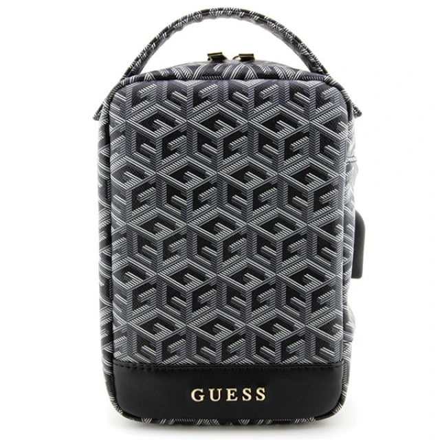 Сумка Guess Bag G Cube Stripe 23.5 x 15.5 x 6.5 cm Black (GUHBHGCFSEK)