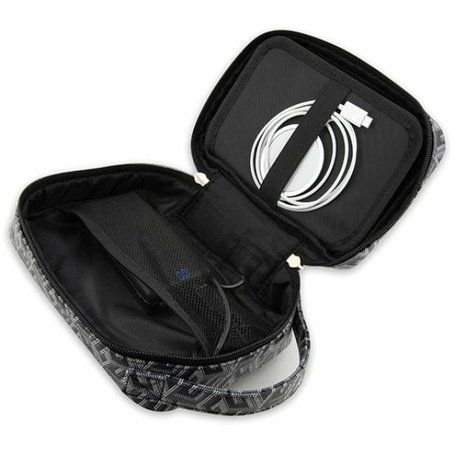 Сумка Guess Bag G Cube Stripe 23.5 x 15.5 x 6.5 cm Black (GUHBHGCFSEK)