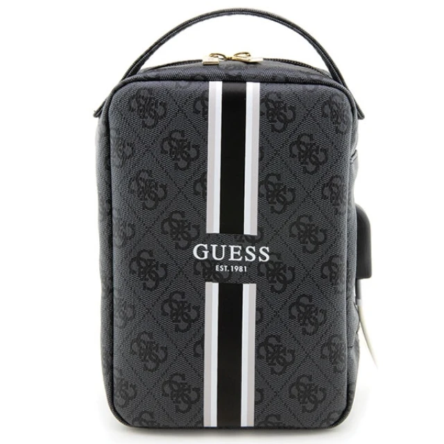 Сумка Guess Bag Printed Stripes 23.5 x 15.5 x 6.5 cm Black (GUHBP4RPSK)