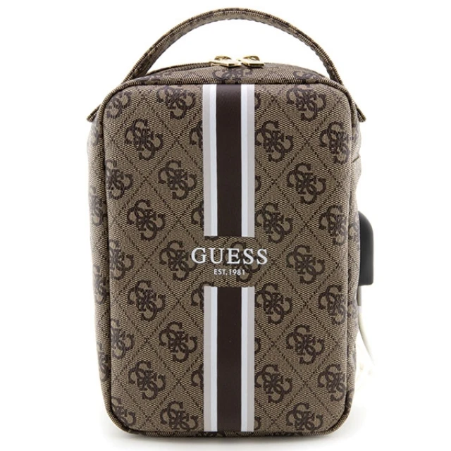 Сумка Guess 4G Printed Stripes 23.5 x 15.5 x 6.5 cm Brown (GUHBP4RPSW)