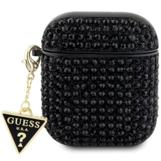 Чохол Guess Rhinestone Triangle Charm для AirPods 2 | 1 Black (GUA2HDGTPK)