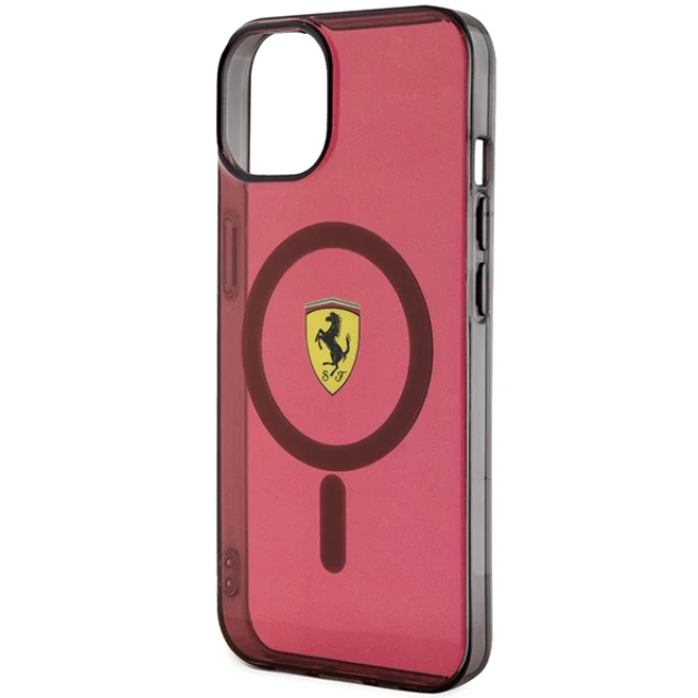 Чохол Ferrari Translucent для iPhone 14 | 13 Red with MagSafe (FEHMP14SURKR)