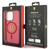 Чохол Ferrari Translucent для iPhone 14 Pro Red with MagSafe (FEHMP14LURKR)