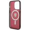 Чохол Ferrari Translucent для iPhone 14 Pro Max Red with MagSafe (FEHMP14XURKR)