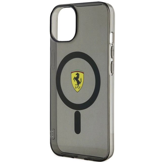 Чохол Ferrari Translucent для iPhone 14 | 13 Black with MagSafe (FEHMP14SURKK)