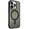 Чехол Ferrari Translucent для iPhone 14 Pro Max Black with MagSafe (FEHMP14XURKK)