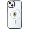 Чохол Ferrari Outline для iPhone 14 | 13 Transparent with MagSafe (FEHMP14SURKT)