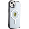 Чохол Ferrari Outline для iPhone 14 | 13 Transparent with MagSafe (FEHMP14SURKT)