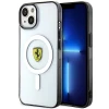 Чохол Ferrari Outline для iPhone 14 Plus Transparent with MagSafe (FEHMP14MURKT)