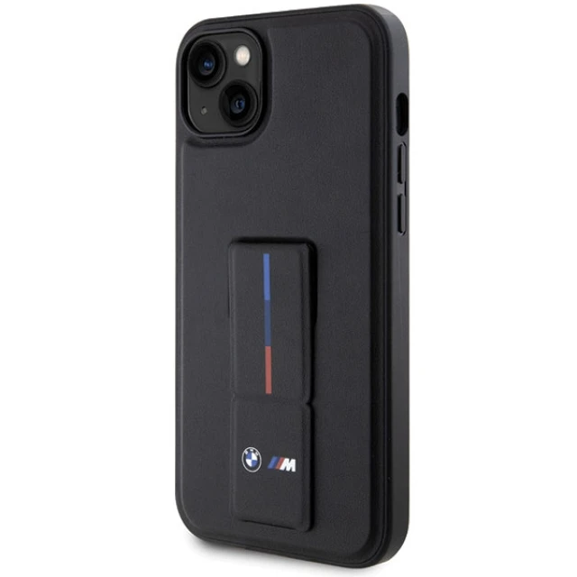 Чехол BMW для iPhone 14 Plus Grip Hot Stamp Black (BMHCP14M22GSLK)