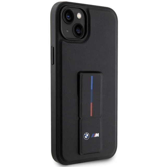 Чехол BMW для iPhone 14 Plus Grip Hot Stamp Black (BMHCP14M22GSLK)