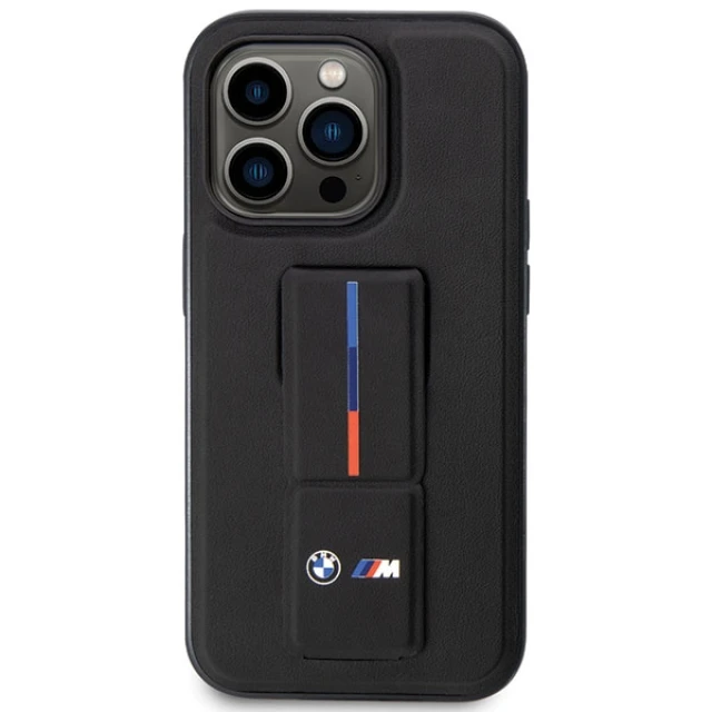 Чохол BMW для iPhone 14 Pro Grip Hot Stamp Black (BMHCP14L22GSLK)