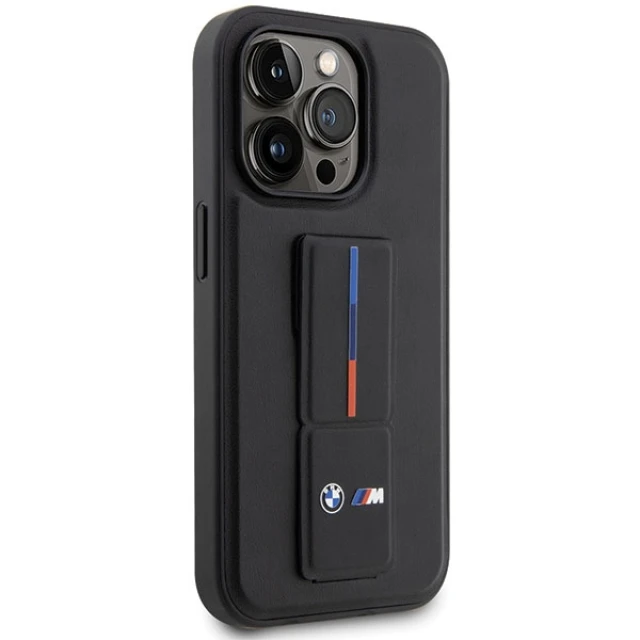 Чохол BMW для iPhone 14 Pro Grip Hot Stamp Black (BMHCP14L22GSLK)