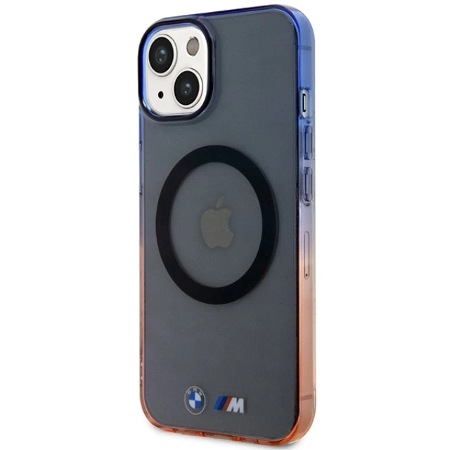 Чохол BMW Gradient Bumper для iPhone 14 | 13 Grey with MagSafe (BMHMP14SHTGE)