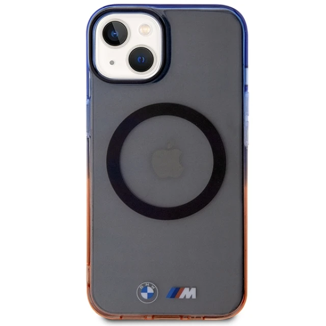 Чохол BMW Gradient Bumper для iPhone 14 | 13 Grey with MagSafe (BMHMP14SHTGE)
