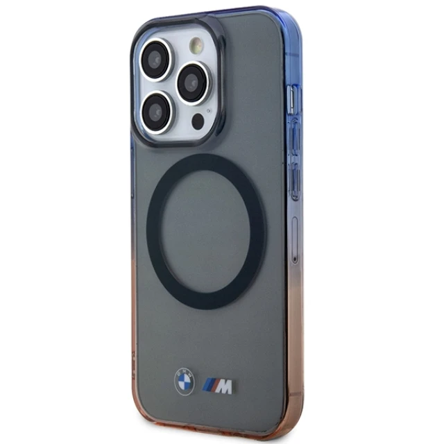 Чохол BMW Gradient Bumper для iPhone 14 Pro Max Grey with MagSafe (BMHMP14XHTGE)