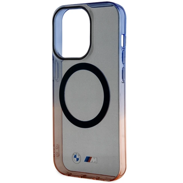 Чохол BMW Gradient Bumper для iPhone 14 Pro Max Grey with MagSafe (BMHMP14XHTGE)
