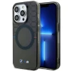 Чохол BMW Pattern для iPhone 14 Pro Grey with MagSafe (BMHMP14LHGPK)