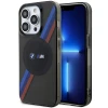 Чохол BMW Tricolor Stripes для iPhone 14 Pro Grey with MagSafe (BMHMP14LHDTK)