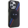 Чохол BMW Tricolor Stripes для iPhone 14 Pro Grey with MagSafe (BMHMP14LHDTK)