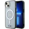 Чохол BMW Silver Ring для iPhone 14 | 13 Transparent with MagSafe (BMHMP14SHCRS)