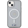 Чохол BMW Silver Ring для iPhone 14 | 13 Transparent with MagSafe (BMHMP14SHCRS)