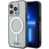 Чохол BMW Silver Ring для iPhone 14 Pro Transparent with MagSafe (BMHMP14LHCRS)