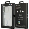 Чохол BMW Silver Ring для iPhone 14 Pro Transparent with MagSafe (BMHMP14LHCRS)