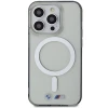 Чохол BMW Silver Ring для iPhone 14 Pro Max Transparent with MagSafe (BMHMP14XHCRS)