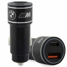Автомобільний зарядний пристрій BMW M Edition Fast Charge USB-A/USB-C 20W Black (BMCCMUSBCK)