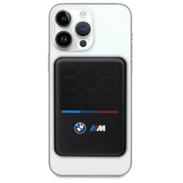 Портативний зарядний пристрій BMW M Collection 5000mAh 15W Black with USB-C Cable with MagSafe (BMPBMS5K22PGVK)