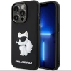 Чохол Karl Lagerfeld Rubber Choupette 3D для iPhone 14 Pro Black (KLHCP14L3DRKHNK)