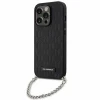 Чохол Karl Lagerfeld Saffiano Monogram Chain для iPhone 14 Pro Max Black (KLHCP14XSACKLHPK)