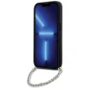 Чохол Karl Lagerfeld Saffiano Monogram Chain для iPhone 14 Pro Max Black (KLHCP14XSACKLHPK)