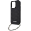 Чохол Karl Lagerfeld Saffiano Monogram Chain для iPhone 14 Pro Max Black (KLHCP14XSACKLHPK)