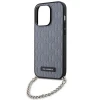 Чохол Karl Lagerfeld Saffiano Monogram Chain для iPhone 14 Pro Max Silver (KLHCP14XSACKLHPG)