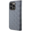 Чохол Karl Lagerfeld Saffiano Monogram для iPhone 14 Pro Silver (KLBKP14LSAKLHPG)