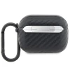 Чохол для навушників BMW Carbon Double Metal Logo для AirPods Pro 2 Black (BMAPWMPUCA2)