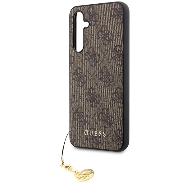 Чохол Guess 4G Charms Collection для Samsung Galaxy A54 5G (A546) Brown (GUHCSA54GF4GBR)
