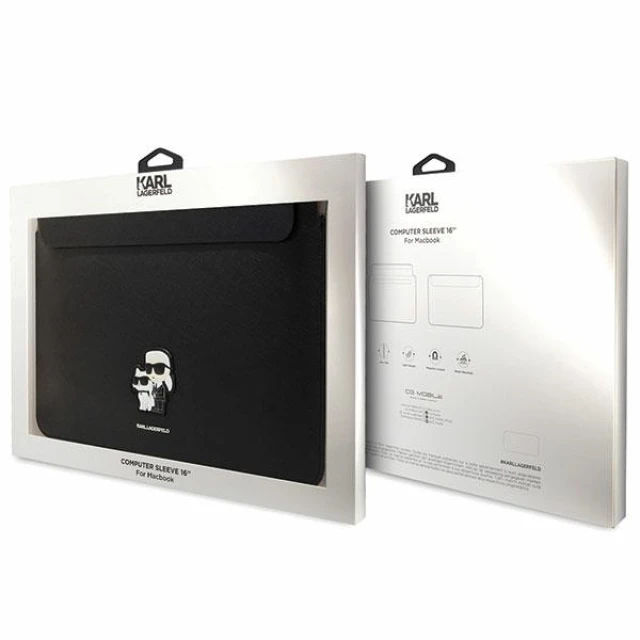 Чохол-конверт Karl Lagerfeld Saffiano Karl & Choupette (Sleeve) 16