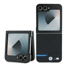 Чохол BMW Leather Carbon для Samsung Galaxy Flip6 (F741) Black (BMHCZF622NBCK)