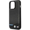 Чохол BMW Leather Carbon для iPhone 13 Pro Max Black (BMHCP13X22NBCK)