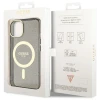 Чехол Guess Glitter Gold для iPhone 14 Plus Black with MagSafe (GUHMP14MHCMCGK)
