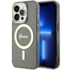 Чохол Guess Glitter Gold для iPhone 14 Pro Max Black with MagSafe (GUHMP14XHCMCGK)
