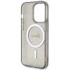 Чохол Guess Glitter Gold для iPhone 14 Pro Max Black with MagSafe (GUHMP14XHCMCGK)