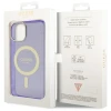 Чохол Guess Glitter Gold для iPhone 14 | 13 Purple with MagSafe (GUHMP14SHCMCGU)